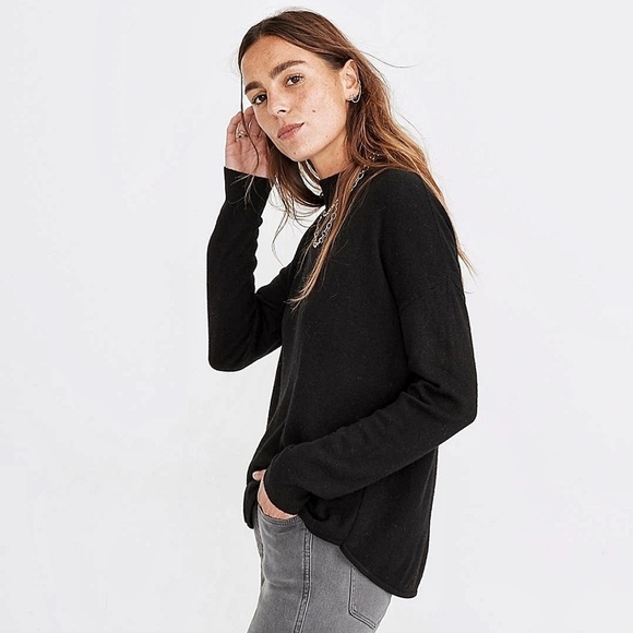 🌸 NEW Madewell | Ashbury Mock Neck Sweater S - Picture 3 of 4